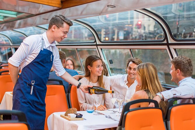Dinner Canal Cruise Amsterdam: 4-Courses Including Drinks - Two hours on the canals: dinner during sunset