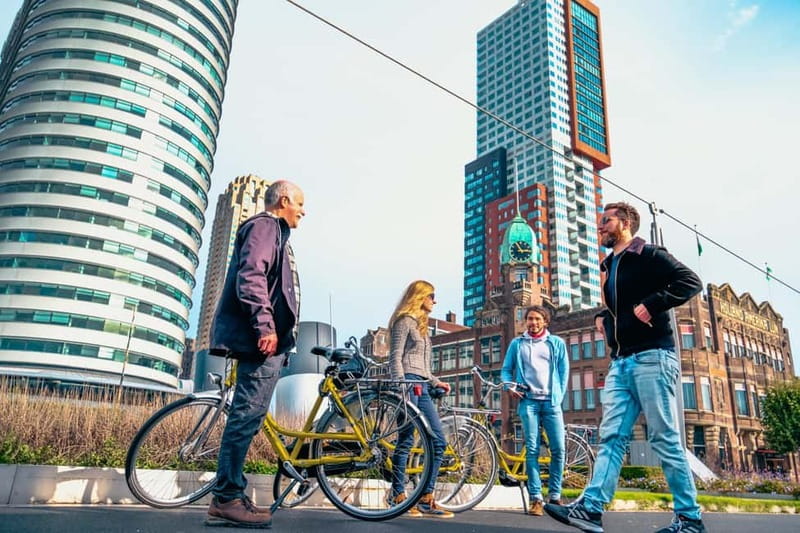 Discover Rotterdam: Classic Highlights Bike Tour by a Local - Harbor-side passes: De Brandgrens, Veerhaven, and why Rotterdam rebuilds differently