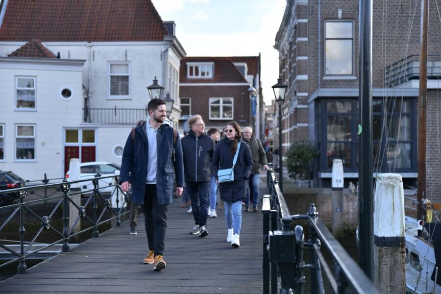 Dordrecht: City Walking Tour with Boat Ride - Grote Kerk and the city center walk that tells you what you are seeing