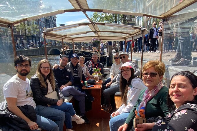 Dutch Cheese & Drinks Guided Amsterdam Boat Tour, All Inclusive - Cuypers Station From the Water, and Renzo Piano’s Green Rooftop