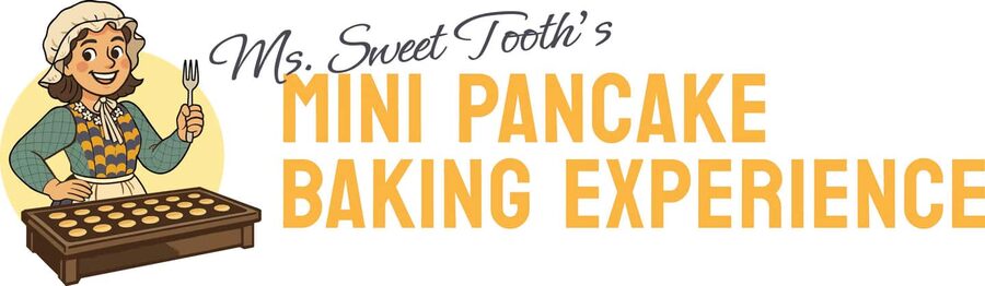 Dutch Mini Pancake Baking Experience with Ms. Sweettooth - The live performance layer: comedy plus Dutch art stories