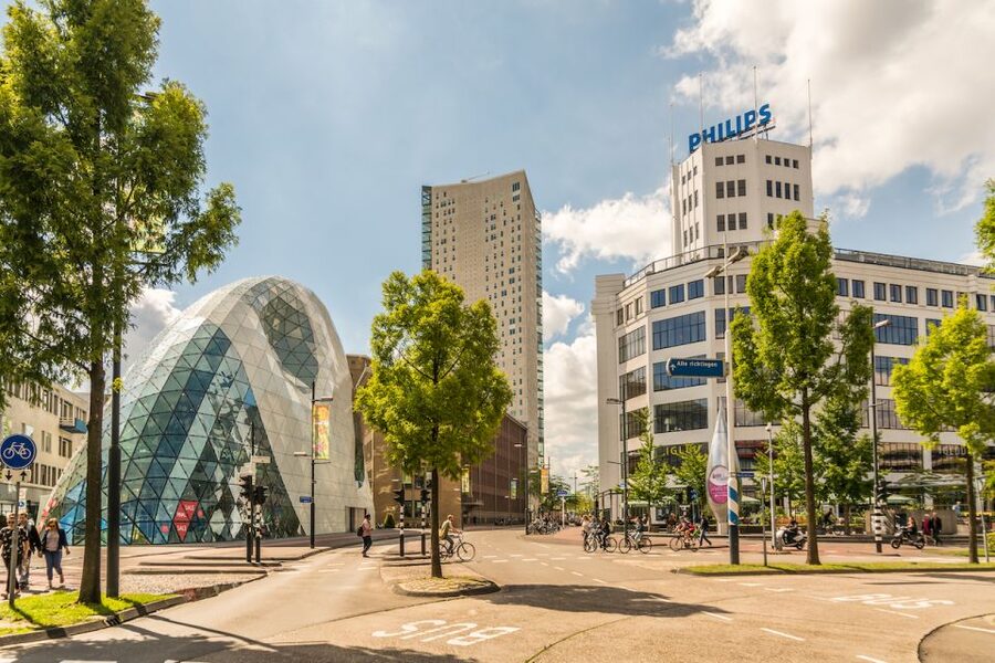 Eindhoven: City Center Walking Tour - Blob and van Abbemuseum: modern architecture with a human scale