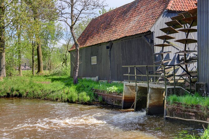 Eindhoven: E-Fatbike Tour In The Footsteps of Vincent van Gogh - Watermill views: the Netherlands’ largest water wheel in Van Gogh framing