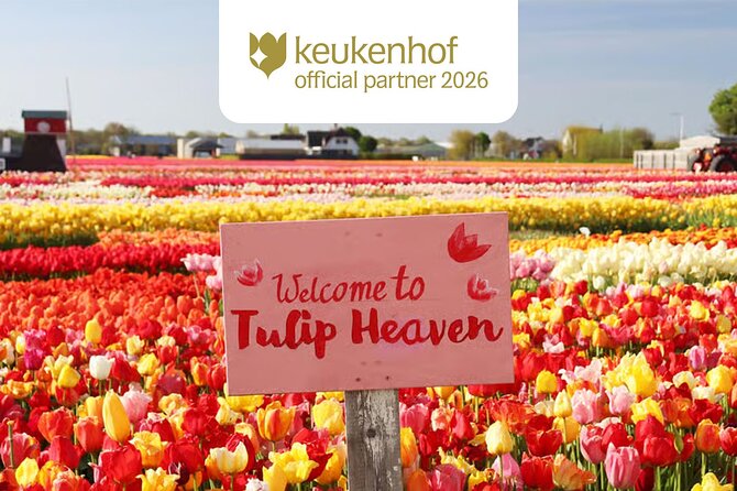 From Amsterdam: Keukenhof and Tulip Experience Tour - Tulip Experience Amsterdam: learning, photo spots, and choosing your bouquet