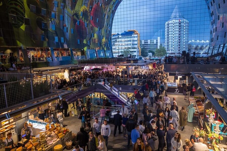 From Amsterdam: Rotterdam to The Hague and Delft - Binnenhof in Den Haag: Dutch politics under one guided roof