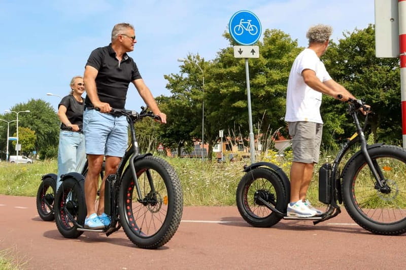 Goes: Explore Zeeland on our Electric Steps with GPS route - Oosterschelde National Park on an e-kickbike: the quiet, salty-coast feeling