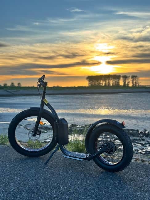 Goes: Explore Zeeland on our Electric Steps with GPS route - The e-kickbike experience: control, comfort, and your 16+ age limit