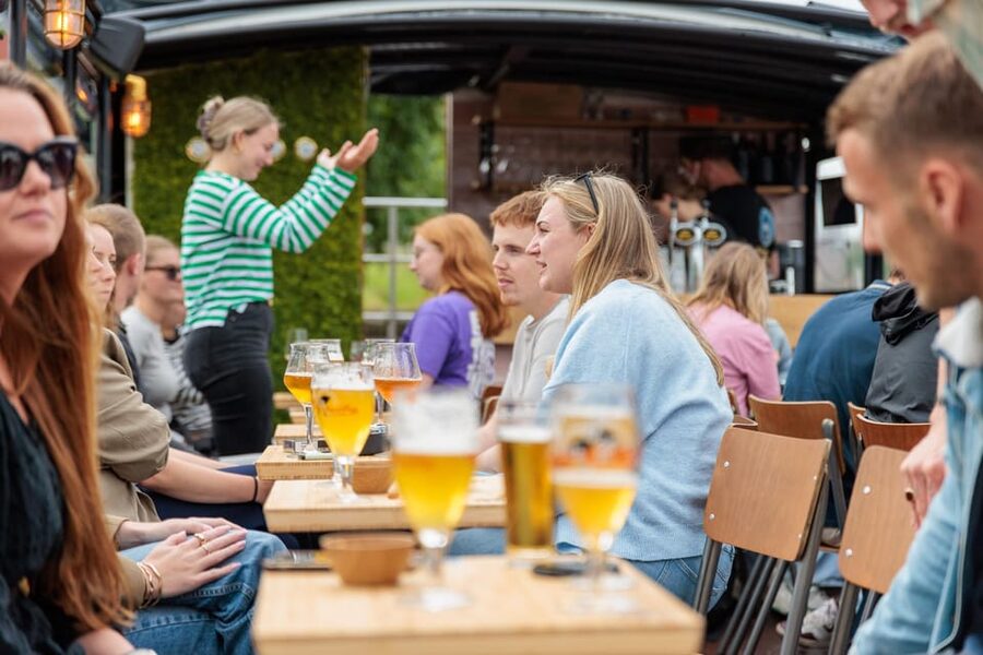 Groningen: Terrace Boat Experience with a Cozy Bar - Getting the Most from the On-Board Bar Setup