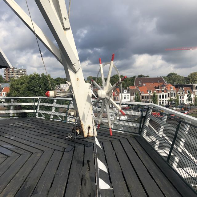 Haarlem: Windmill 'De Adriaan' Guided Tour - The Gallery Deck View: Haarlem and the Spaarne From 12 Meters Up