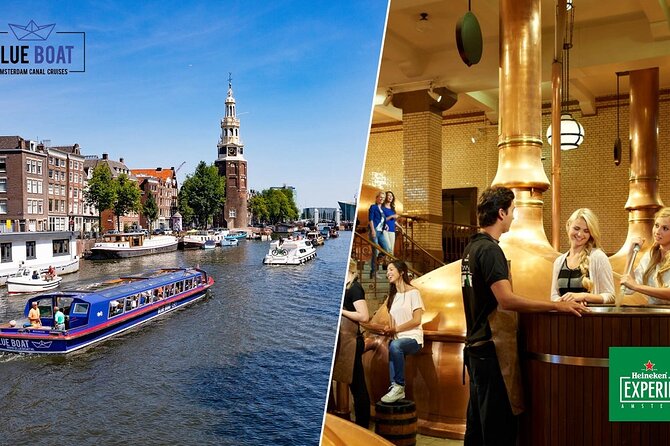 Heineken Experience Amsterdam and Canal Cruise with Snackbox - Entering the Heineken Experience with a fixed timeslot