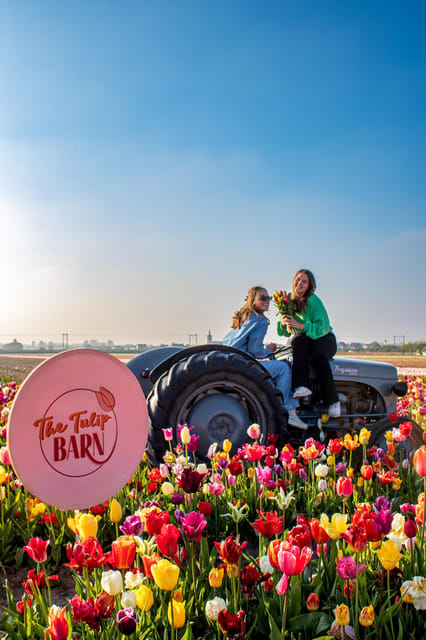 Hillegom: Tulip Barn Entry Ticket - Photo props and selfie time, plus how to use them without slowing everyone down