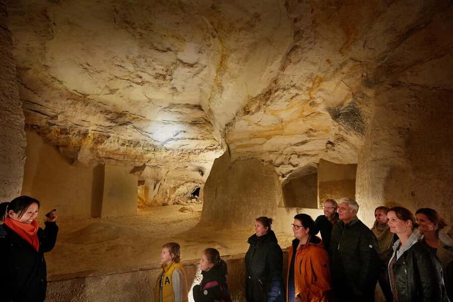 Maastricht: North Caves Guided Tour - Inscriptions and charcoal drawings on the wall