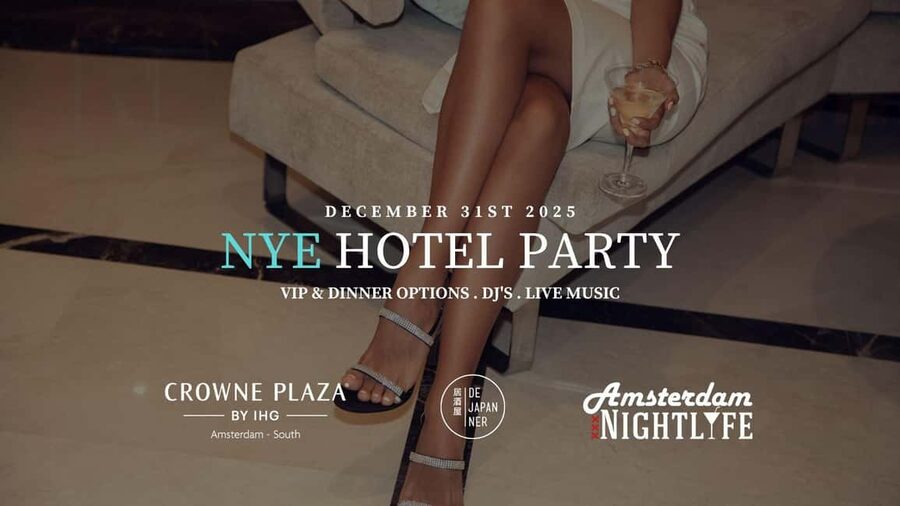 NYE Hotel Party 2025-2026: Crowne Plaza Amsterdam - South - De Japanner: the main party timing and what you are really signing up for