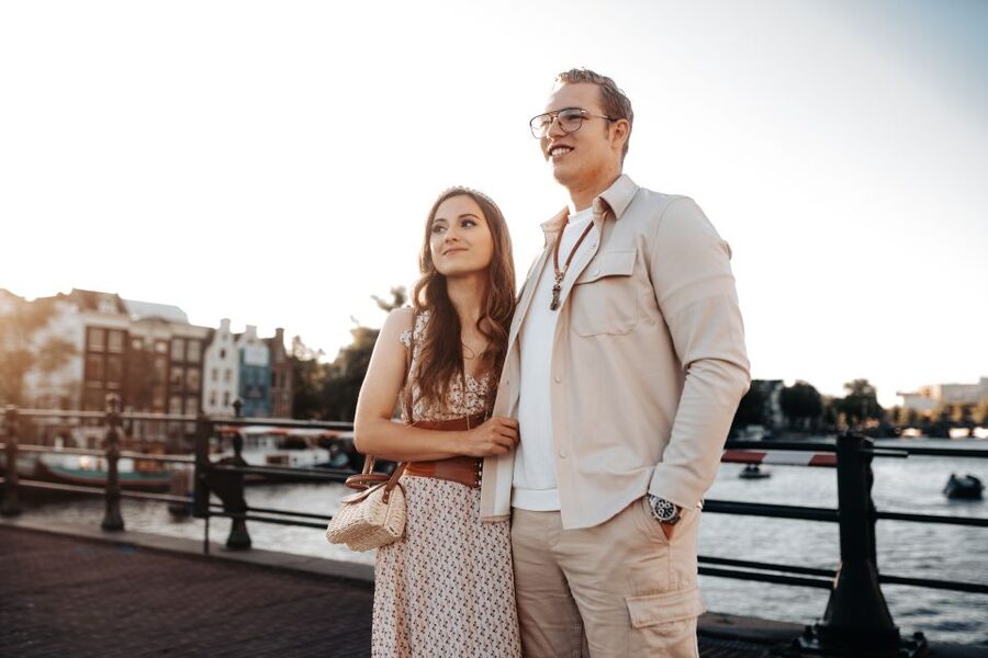 Premium Romantic Photoshoot Experience for Couples - Where the shoot starts in Amsterdam: Huidenstraat meeting point
