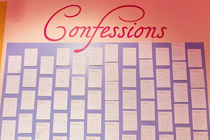 Red Light Secrets: Museum of Prostitution Amsterdam - Confessions wall and photo rules: the closing moment that sticks