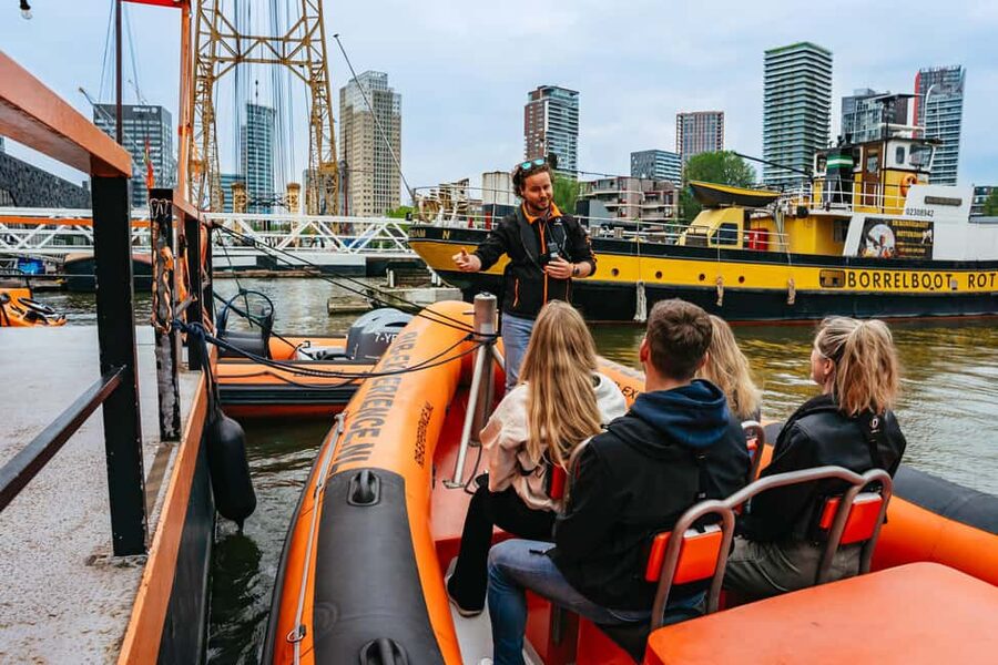 RIB Speedboat Sightseeing Cruise - The Route: From Rotterdam’s Center to Schiedam and Back