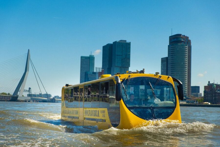 Rotterdam: 1-Hour Sightseeing Splash Tour - Small Print That Can Matter: Seats, Pets, Bags, and Mobility
