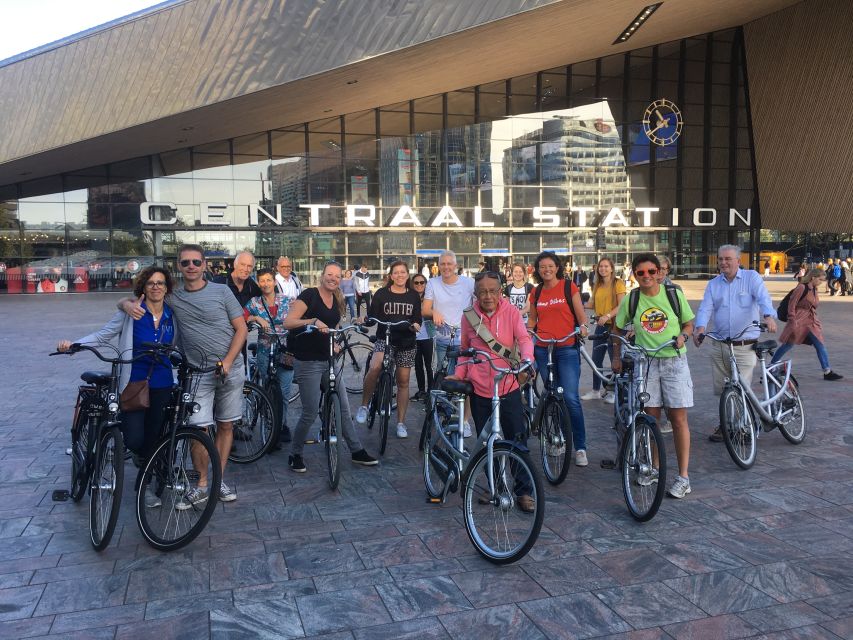 Rotterdam: 2.5-Hour Highlights Bike Tour - Riding Into Kop van Zuid on the Nieuwe Maas