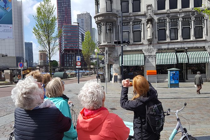 Rotterdam Bike Tour - all the Highlights - Stop 5: Erasmus Bridge, the wind-in-your-hair moment