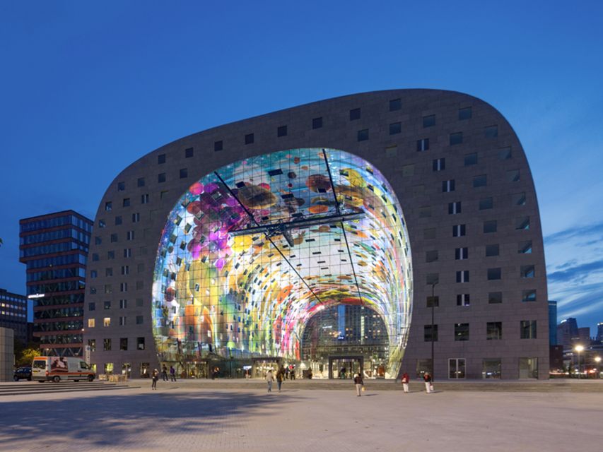 Rotterdam: De Rotterdam, Cube Houses, Watertaxi and Markthal - The Old Harbour area, Rotterdam’s origins, and Het Witte Huis rooftop power views