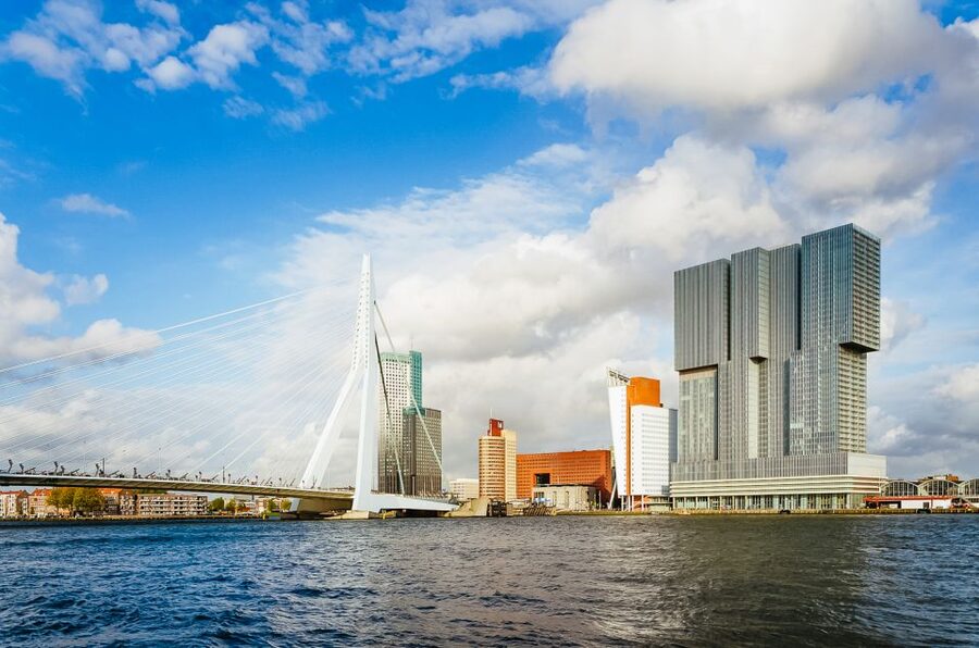 Rotterdam: Harbor Cruise with Live Guide - SS Rotterdam and Hotel New York, where international travel once felt permanent