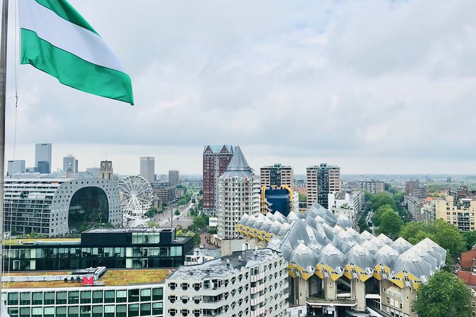 Rotterdam Rooftop tour - NH Atlanta on the Coolsingel, city hall and the old Post Office in your sightline