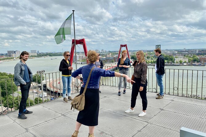 Rotterdam Rooftop tour - Witte Huis in the old harbour, the Maas river and the cube houses