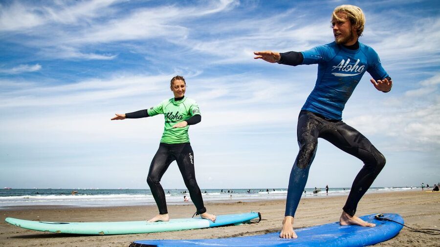 Scheveningen Beach: 1,5-Hour Surf Experience for Adults - Where to meet at The Hague Beach (the blue building with the Aloha flag)