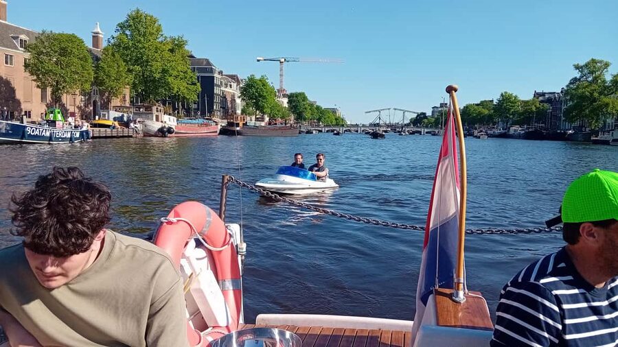 Smoke & Boat Amsterdam - The Official 420 Canal Cruise - The route and highlights: Dancing Houses, Seven Bridges, and the Amstel