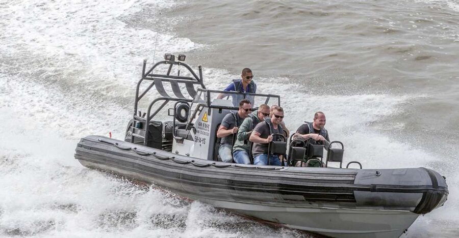 The Hague: Scheveningen Beach RIB Speedboat Tour - Up to 100 km/h: how the full-throttle moments work